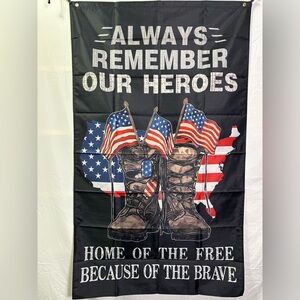 Patriotic (4th of July/Memorial Day/ Veterans Day) Flag 5x3Ft.